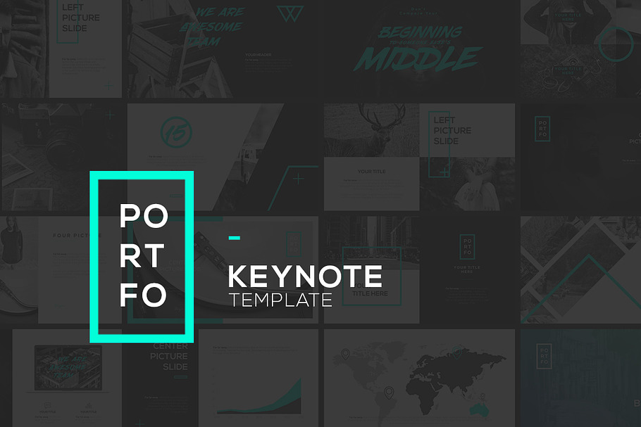 PORTFO Keynote Template in Keynote Templates - product preview 8