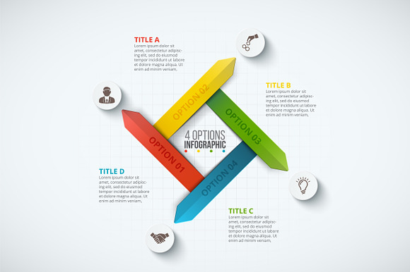 Infographics template set v.28 in Presentation Templates - product preview 2