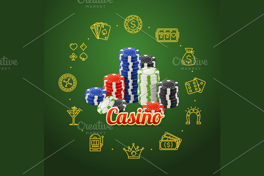 Casino Concept. Vector in Illustrations - product preview 8