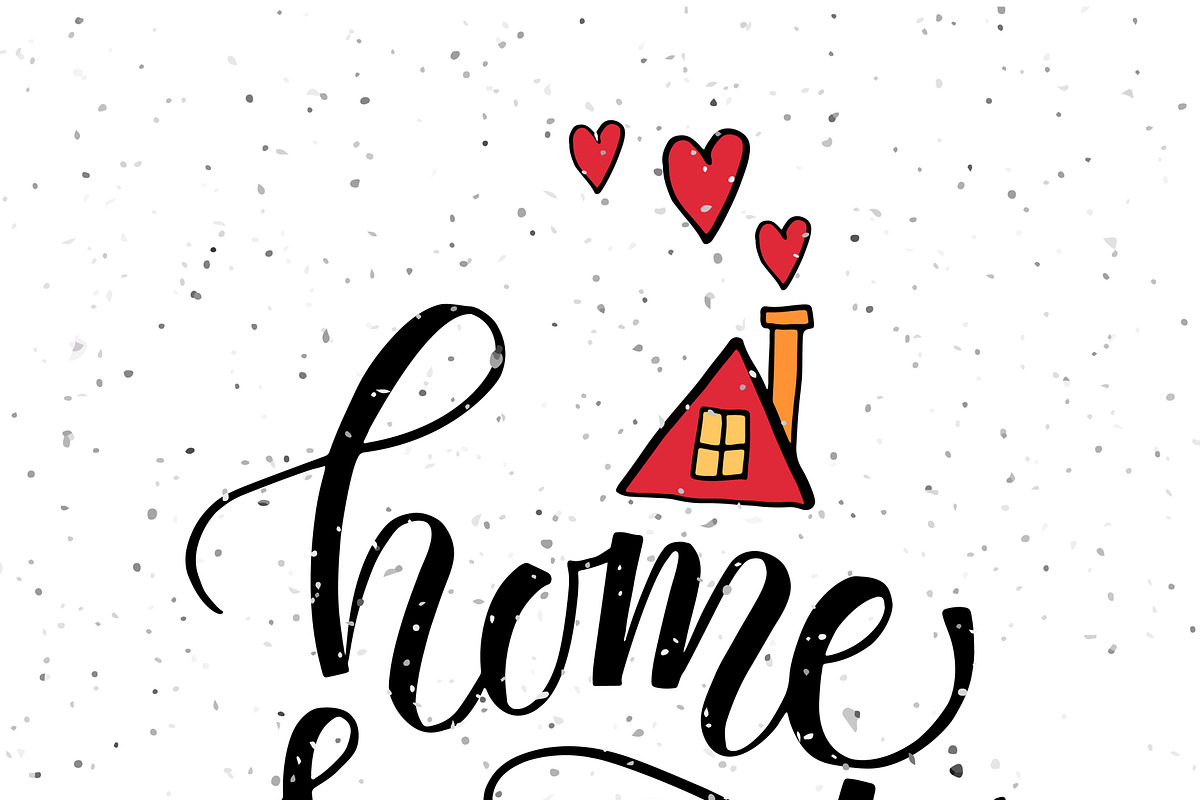 Home Sweet Home Typography Poster in Templates - product preview 8