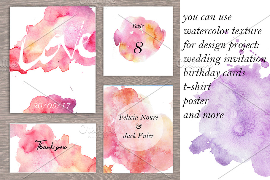 144 watercolor spots!BIG BUNDLE! in Textures - product preview 8