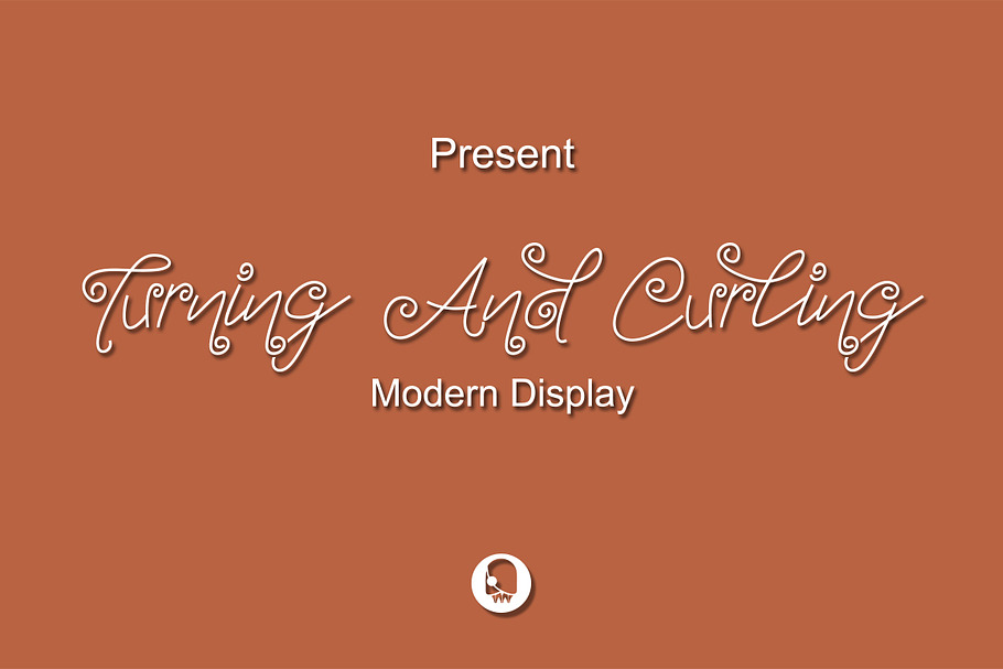 Turning And Curling in Display Fonts - product preview 8