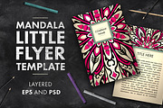 Mandala flyer template 02