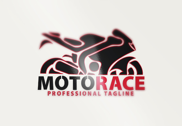Moto Race Logo in Logo Templates - product preview 3
