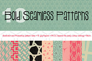 10 Bold Seamless Patterns