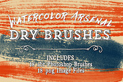 Watercolor Arsenal Dry Brushes