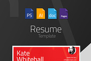 Resume/CV Template - 4 files formats