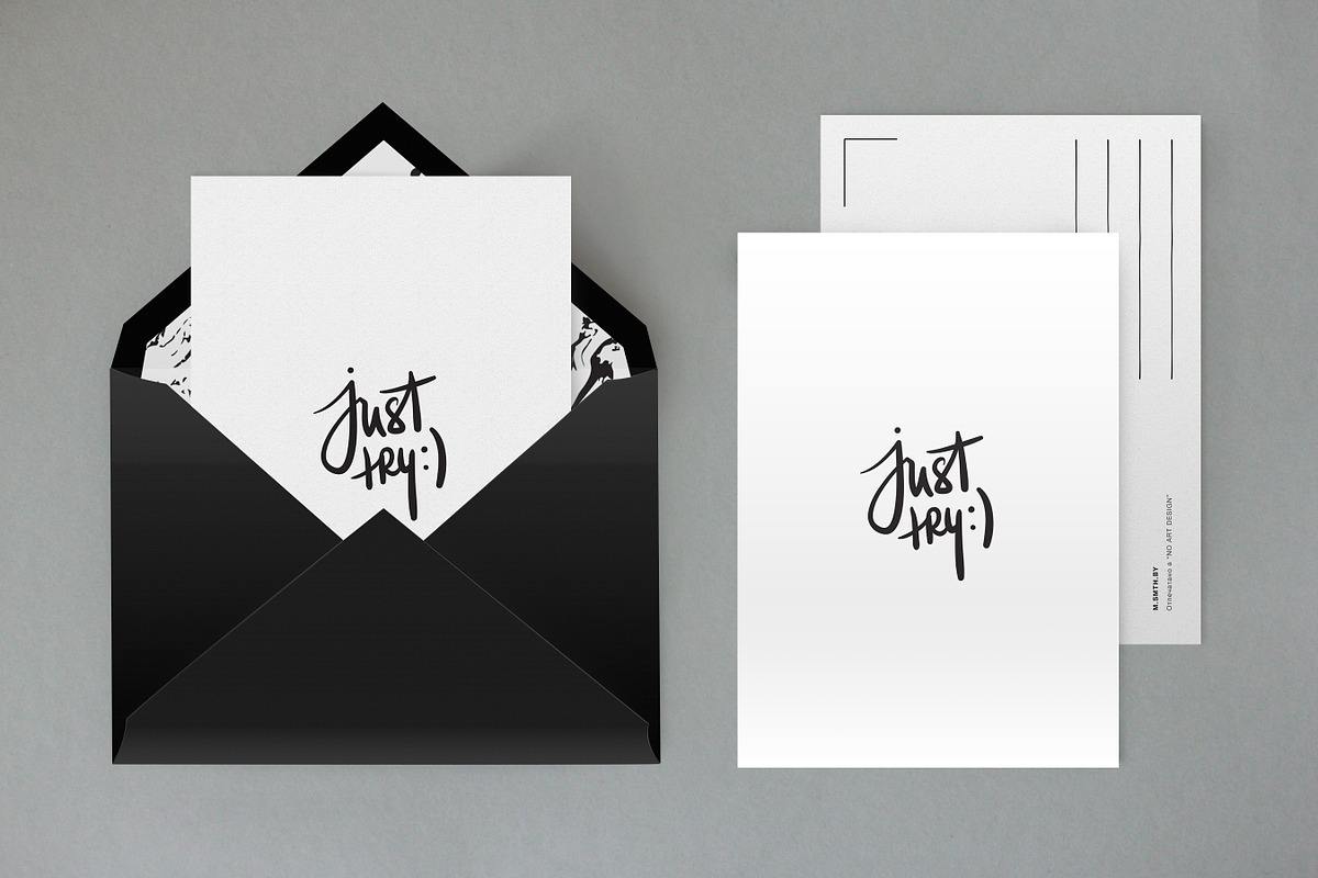 Fully layered envelope mock up in Print Mockups - product preview 8