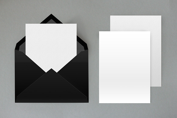 Fully layered envelope mock up in Print Mockups - product preview 2