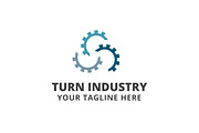 Turn Industry Logo Template
