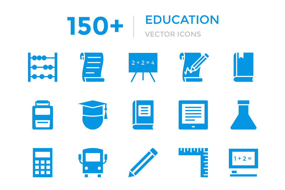 150+ Education Vector Icons
