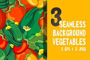 Seamless background - vegetables