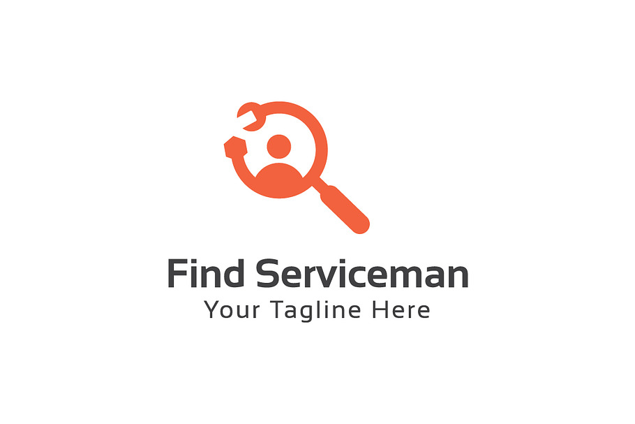 Find Serviceman Logo Template in Logo Templates - product preview 8