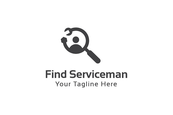 Find Serviceman Logo Template in Logo Templates - product preview 1
