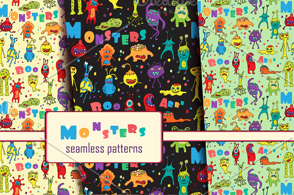 Monsters in Illustrations - product preview 2