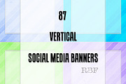 87 Vertical Social Media Banners