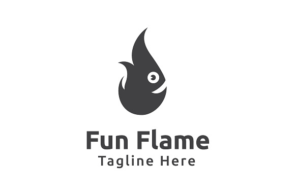 Fun Flame Logo Template in Logo Templates - product preview 1