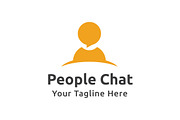 People Chat Logo Template