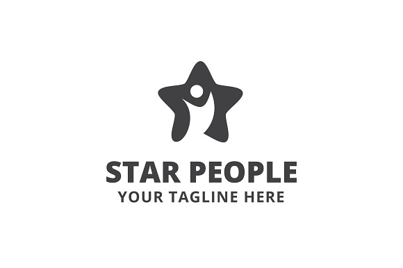 Star People Logo Template in Logo Templates - product preview 1