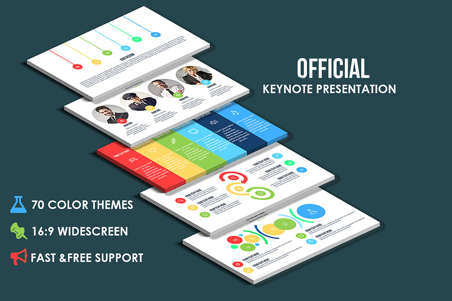 Official Keynote Presentation in Keynote Templates - product preview 8