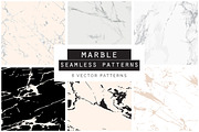 Marble Seamless Vector Patterns - 1