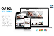 Carbon Responsive HTML template