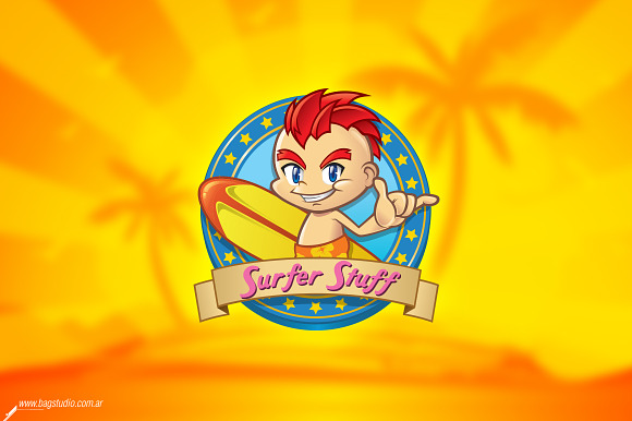 Surfer Skater Character Pack in Illustrations - product preview 1