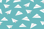 Paper Planes Backgrounds & Seamless