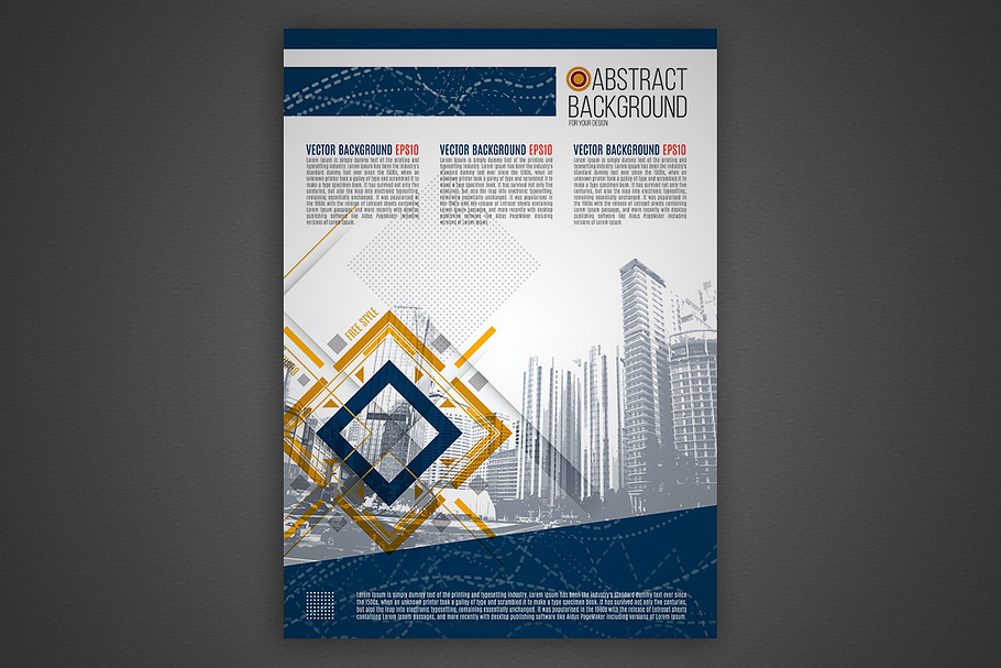 Vector business background in Presentation Templates - product preview 8