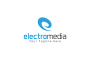 Electro Media Logo Template