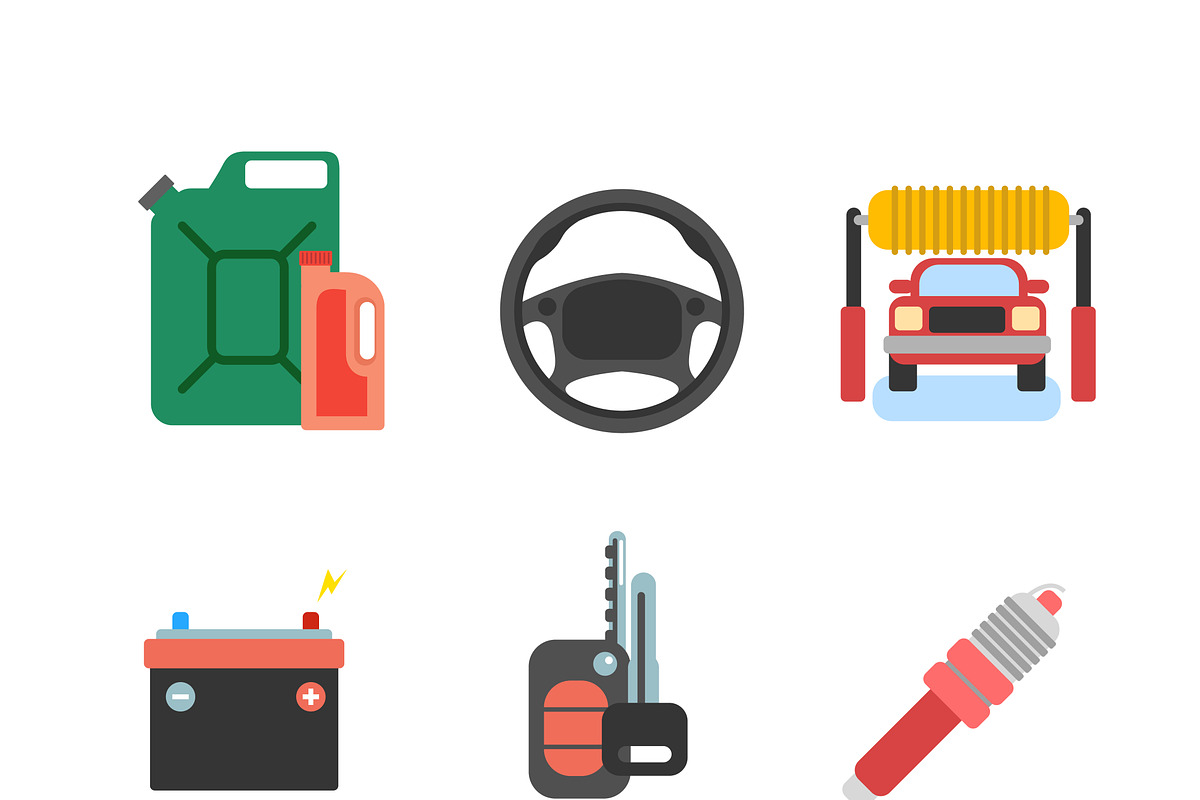 Car service vector icon in Objects - product preview 8