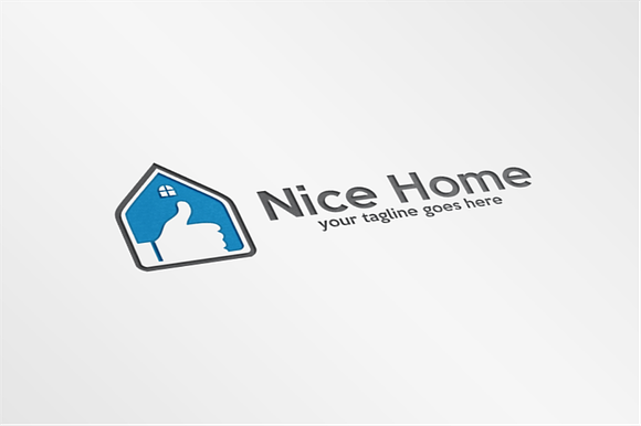 NICE HOME – Logo Template in Logo Templates - product preview 1