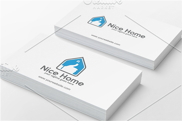 NICE HOME – Logo Template in Logo Templates - product preview 2
