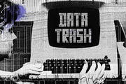 Data Trash Retro Futuristic Font