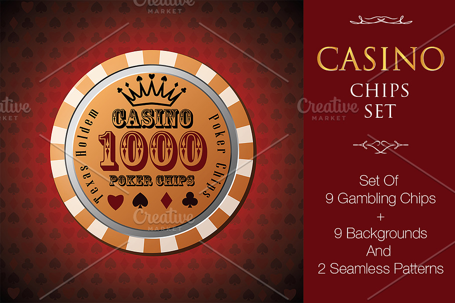 Casino, Poker Chips Set v1 (+bonus) in Objects - product preview 8