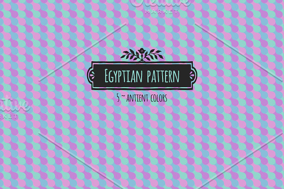 Egyptian Vintage Pattern Set in Patterns - product preview 1