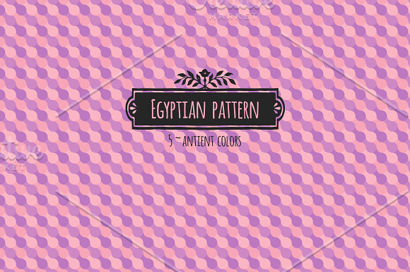 Egyptian Vintage Pattern Set in Patterns - product preview 2
