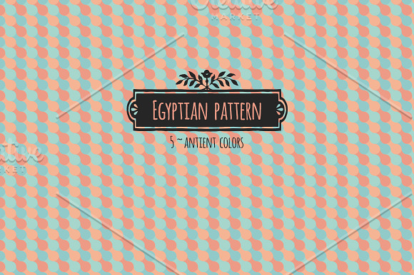 Egyptian Vintage Pattern Set in Patterns - product preview 3