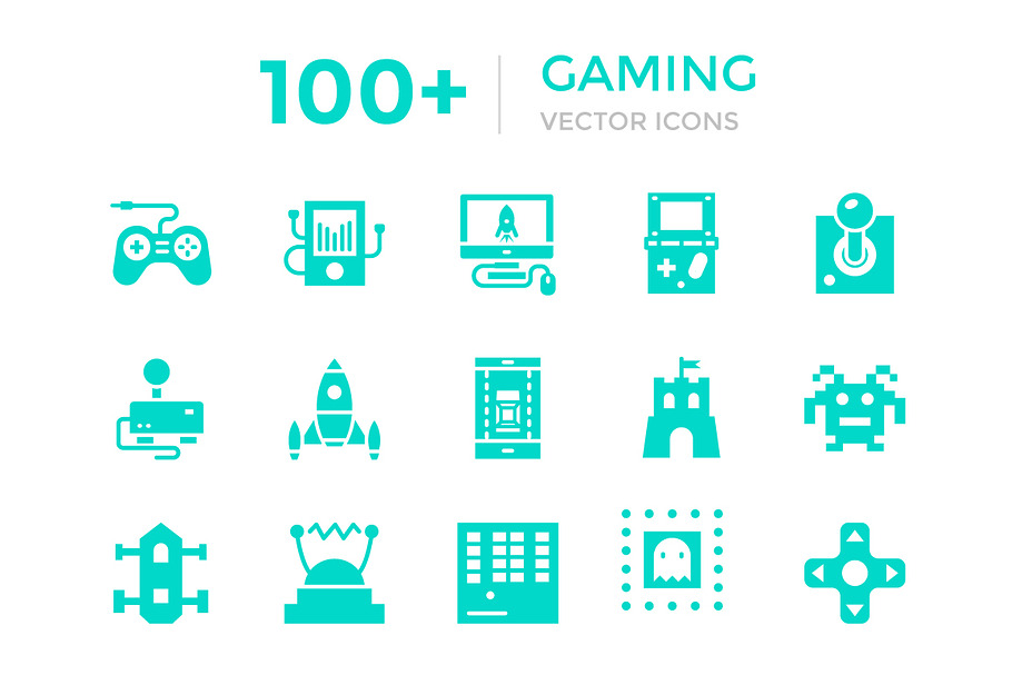 100+ Gaming Vector Icons
