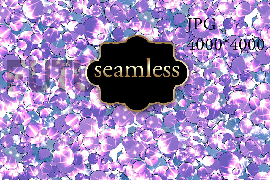 Seamless digital blue confetti in Patterns - product preview 8