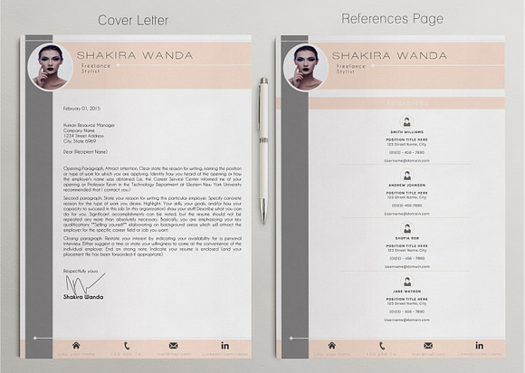 Professional Resume Template in Resume Templates - product preview 2