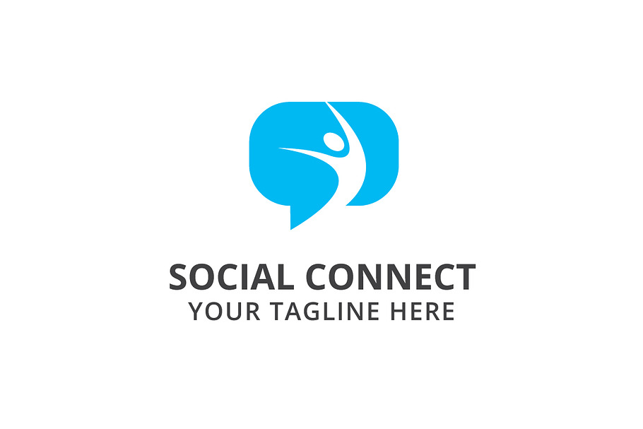 Social Connect Logo Template