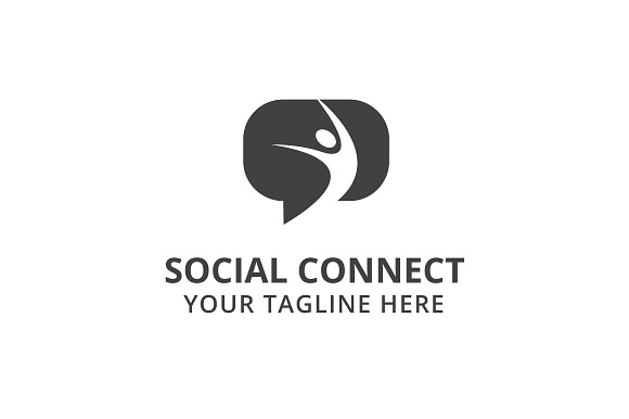 Social Connect Logo Template in Logo Templates - product preview 1