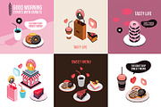 6 delicious desserts banner set II