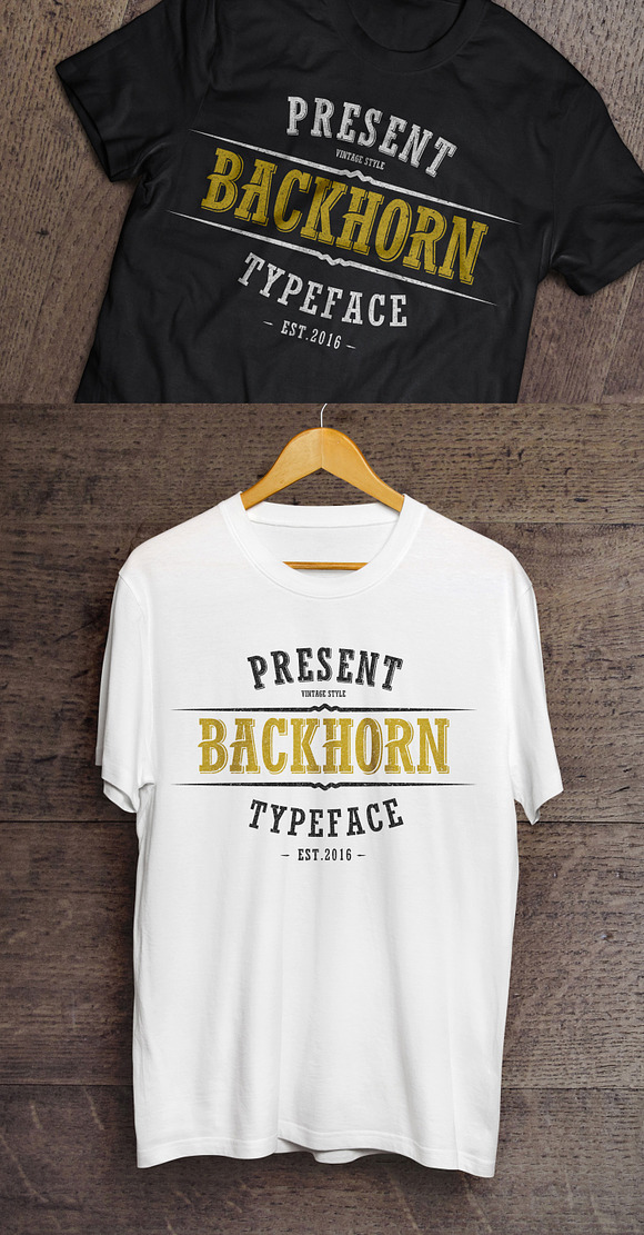Backhorn in Display Fonts - product preview 4