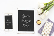 Tablet styled stock mockup
