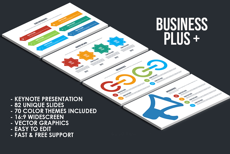 Business Plus Keynote Template in Keynote Templates - product preview 8