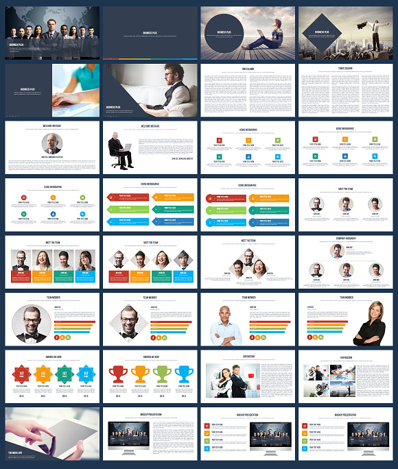 Business Plus Keynote Template in Keynote Templates - product preview 1