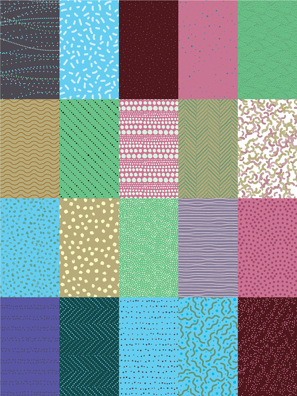 60 Vector Patterns in Patterns - product preview 4
