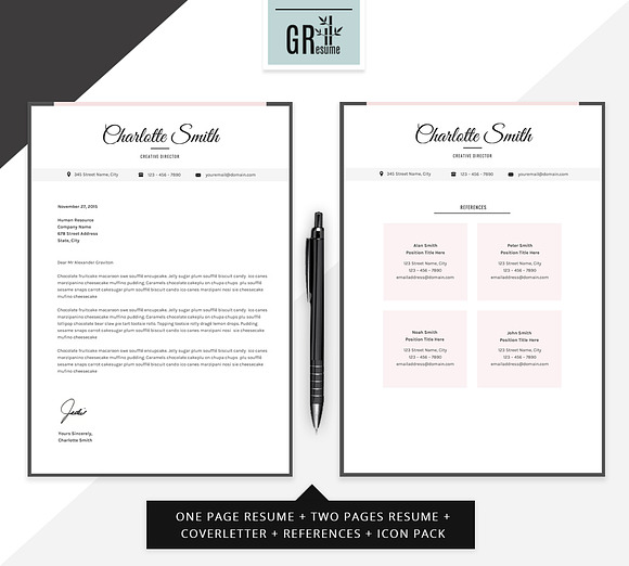 Resume Template | CV Template - 01 in Resume Templates - product preview 2